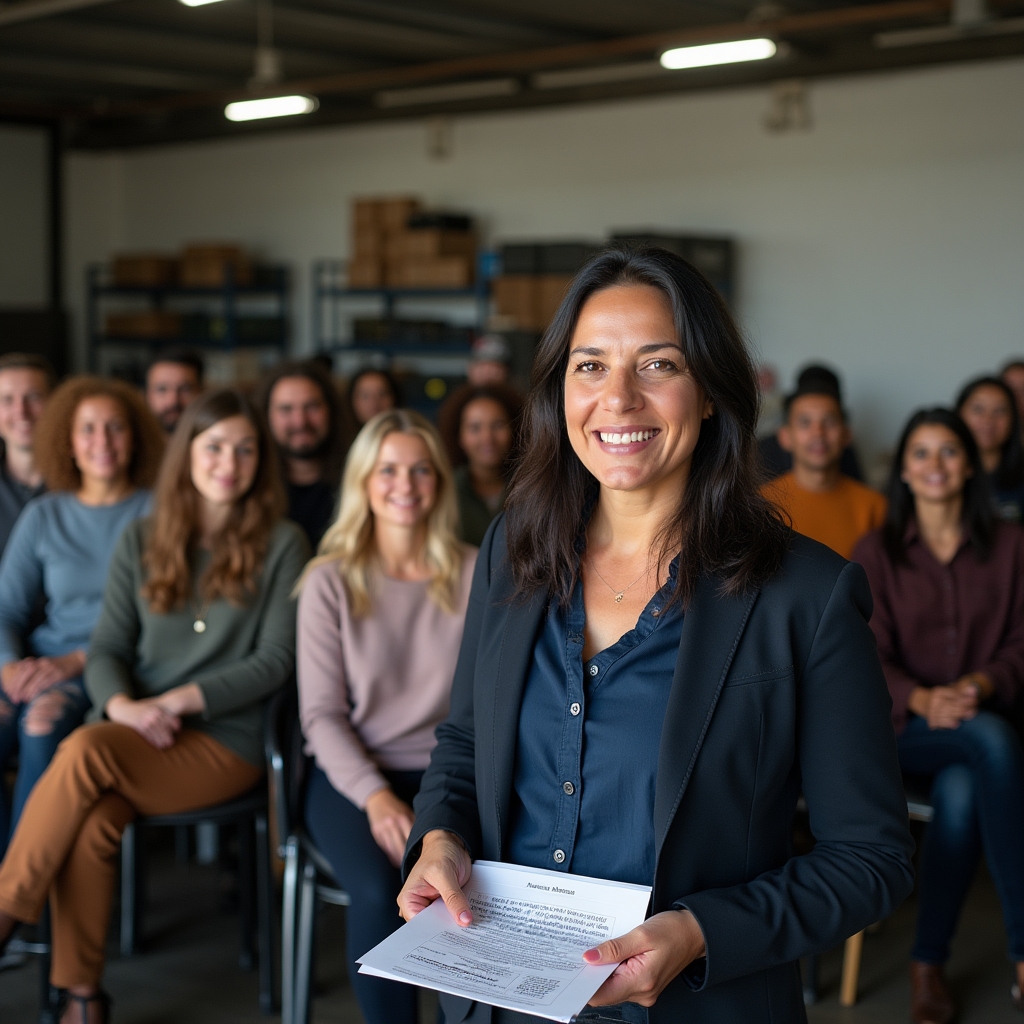 Cooperative group receiving specialized financial training